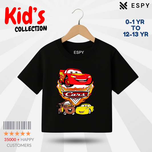 Kids Premium Drop Shoulder T-Shirt - Car