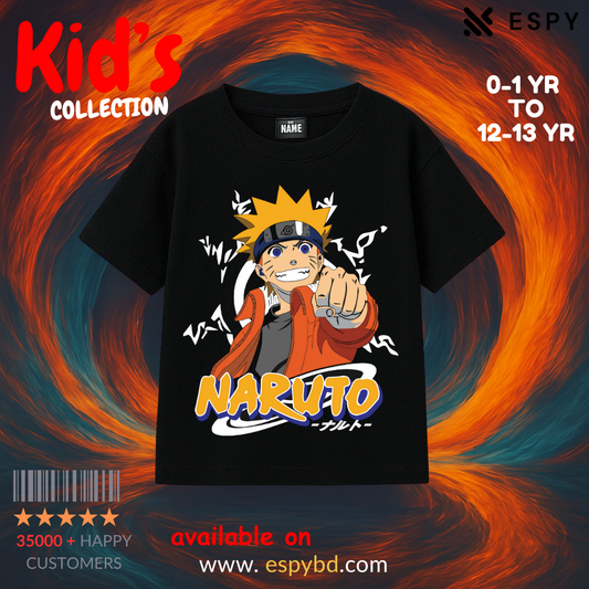 Kids Premium Drop Shoulder T-Shirt - NARUTO