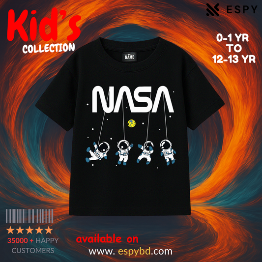 Kids Premium Drop Shoulder T-Shirt - NASA