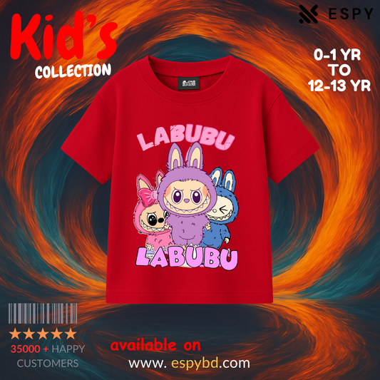 Kids Drop Shoulder T shirt - Labubuu