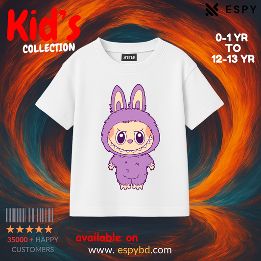 Kids Drop Shoulder T shirt - Labubuu
