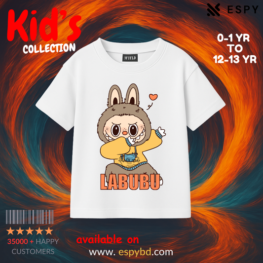 Kids Drop Shoulder T shirt - Labubuu