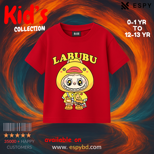 Kids Drop Shoulder T shirt - Labubuu