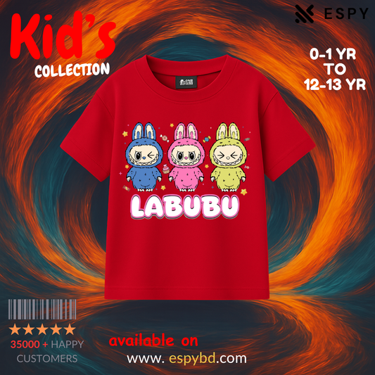 Kids Drop Shoulder T shirt - Labubuu