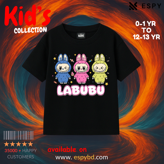 Kids Drop Shoulder T shirt - Labubuu