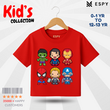 Kids Premium Drop Shoulder T-Shirt - Marvel