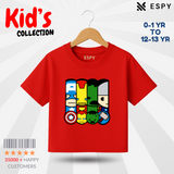 Kids Premium Drop Shoulder T-Shirt - Marvel