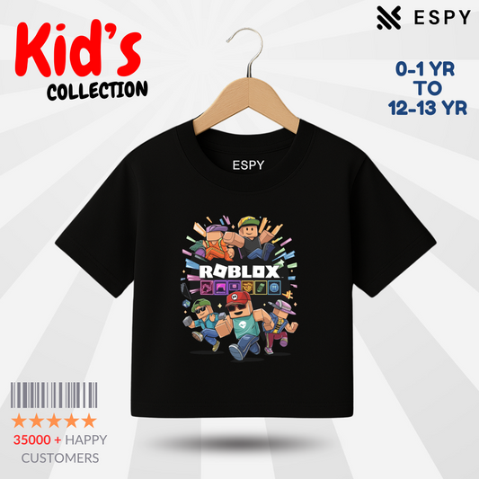 Kids Premium Drop Shoulder T-Shirt - Roblox