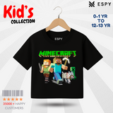 Kids Premium Drop Shoulder T-Shirt - Minecraft