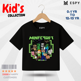 Kids Premium Drop Shoulder T-Shirt - Minecraft