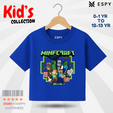Kids Premium Drop Shoulder T-Shirt - Minecraft