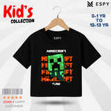 Kids Premium Drop Shoulder T-Shirt - Minecraft