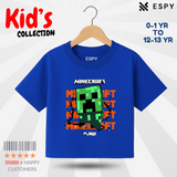 Kids Premium Drop Shoulder T-Shirt - Minecraft