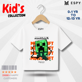 Kids Premium Drop Shoulder T-Shirt - Minecraft
