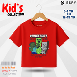 Minecraft Kids Premium Drop Shoulder T-Shirt