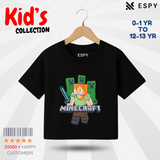 Minecraft Kids Premium Drop Shoulder T-Shirt