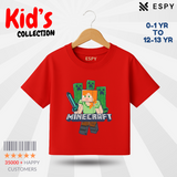 Minecraft Kids Premium Drop Shoulder T-Shirt