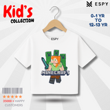 Minecraft Kids Premium Drop Shoulder T-Shirt