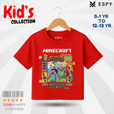 Minecraft Kids Premium Drop Shoulder T-Shirt