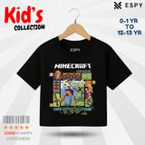 Minecraft Kids Premium Drop Shoulder T-Shirt