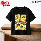 Pikachu Kids Pokémon Premium Cotton Drop Shoulder T-Shirt