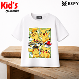 Pikachu Kids Pokémon Premium Cotton Drop Shoulder T-Shirt