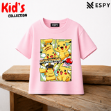 Pikachu Kids Pokémon Premium Cotton Drop Shoulder T-Shirt