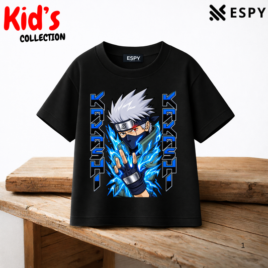 Lightning Kakashi Kids Anime Premium Cotton T-Shirt