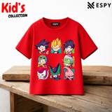 Dragon Ball Z Kids Anime Premium Drop Shoulder T-Shirt