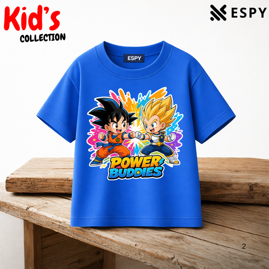 Goku & Vegeta Kids Anime Premium Cotton T-Shirt