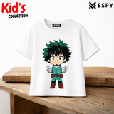 Deku Chibi Kids Anime Drop Shoulder T-Shirt