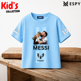 Kids Messi World Cup Cotton Drop Shoulder T-Shirt