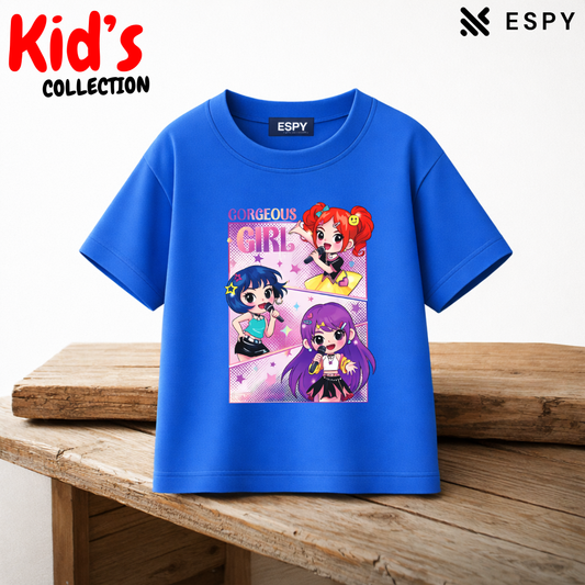 Girls Relaxed Fit Drop Shoulder Tee