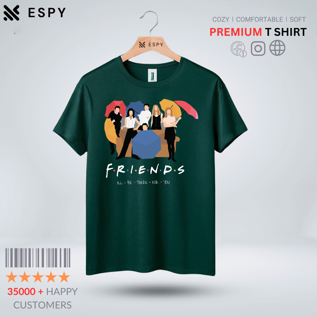 Friends Women Half Sleeve Printed T-Shirt