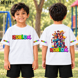 Trendy Roblox  Kids Drop Shoulder T-Shirt – Premium Quality