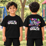 Trendy Kids Space Drop Shoulder T-Shirt – Premium Quality