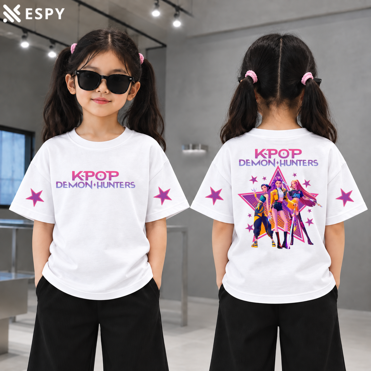 Trendy Kids Huntrix Drop Shoulder T-Shirt – Premium Quality