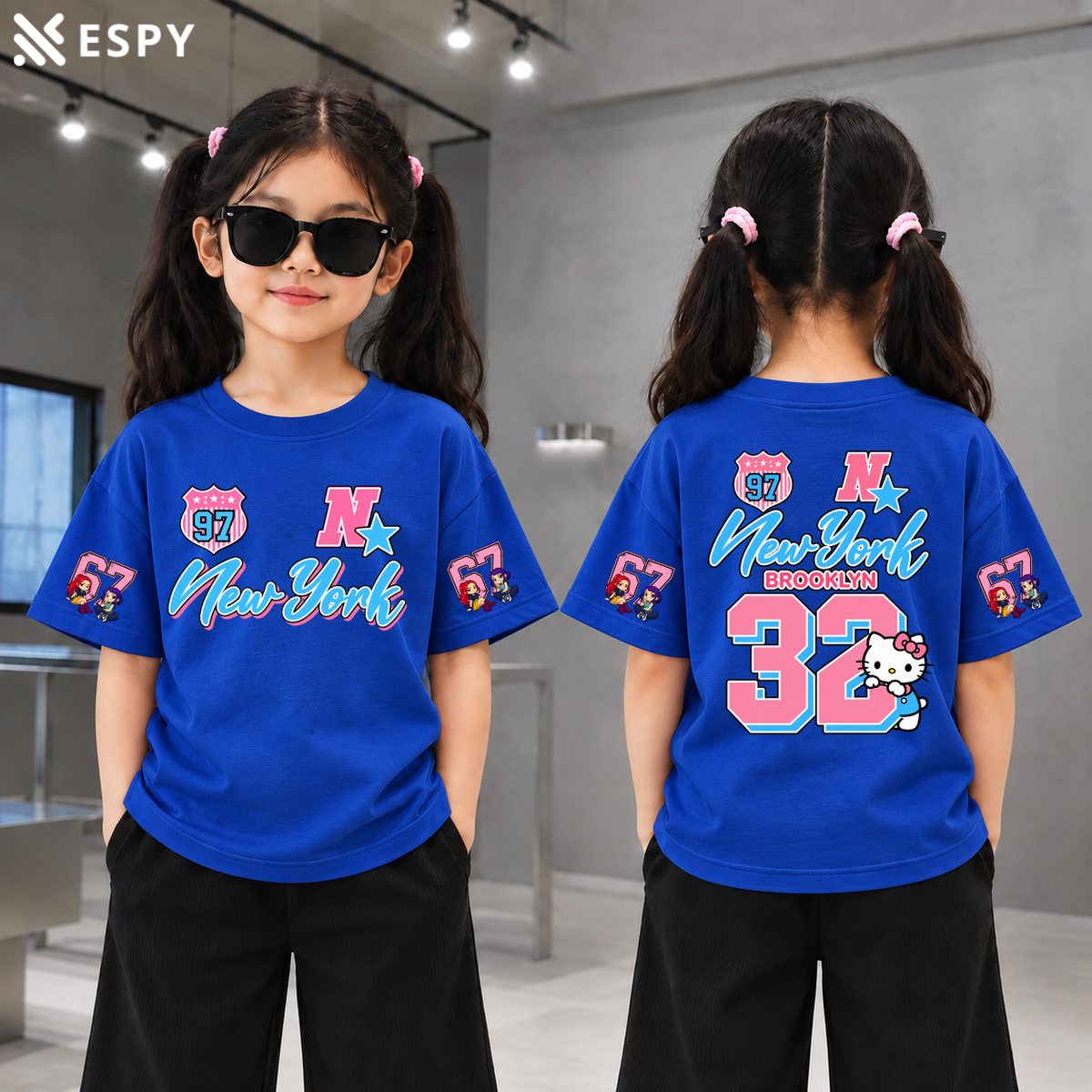 Trendy Kids Streetwear Drop Shoulder T-Shirt – Premium Quality