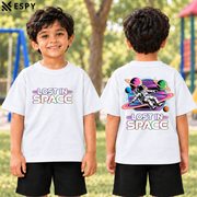 Trendy Kids Space Drop Shoulder T-Shirt – Premium Quality