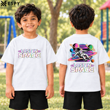 Trendy Kids Space Drop Shoulder T-Shirt – Premium Quality