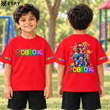 Trendy Roblox  Kids Drop Shoulder T-Shirt – Premium Quality