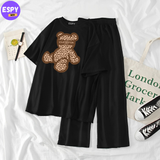 Women's Oversized T shirt And Pant Set