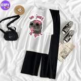 Women's Oversized T shirt And Pant Set