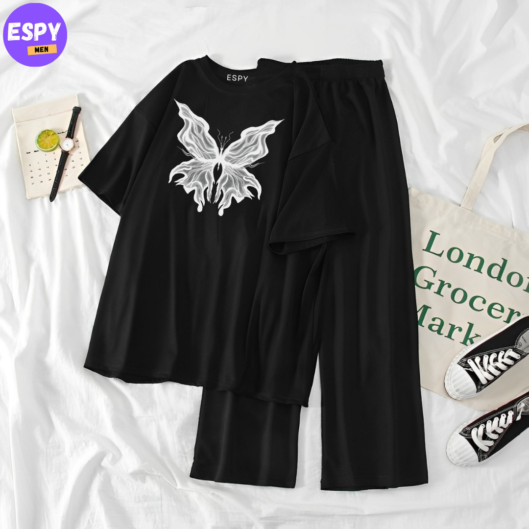 Women's Oversized T shirt And Pant Set
