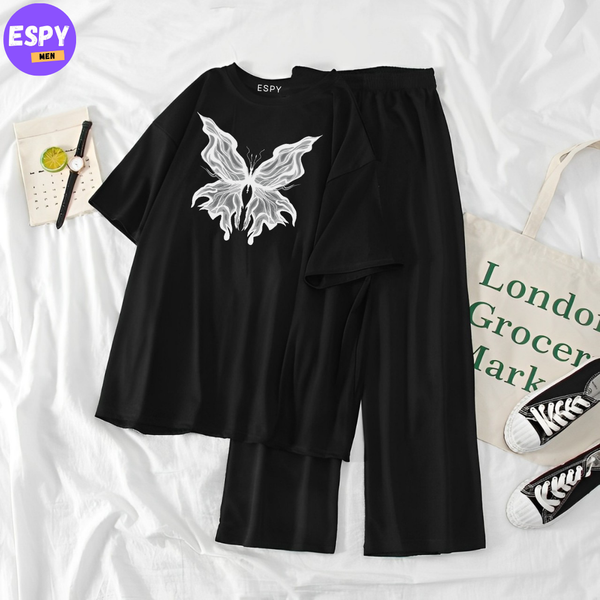 Women's Oversized T shirt And Pant Set