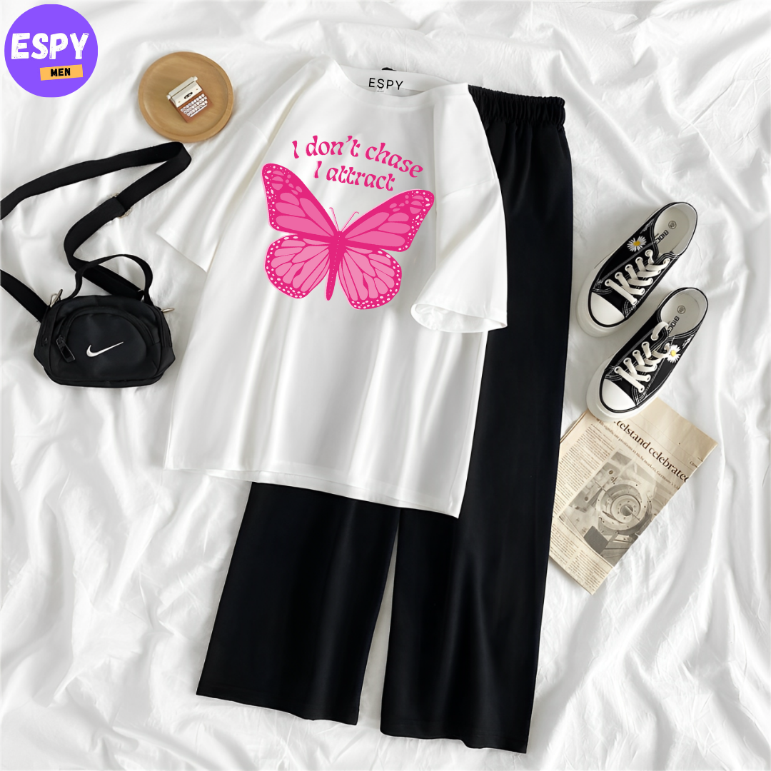 Women's Oversized T shirt And Pant Set