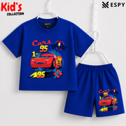 Soft Cotton Drop Shoulder T-Shirt & Shorts Set for Kids