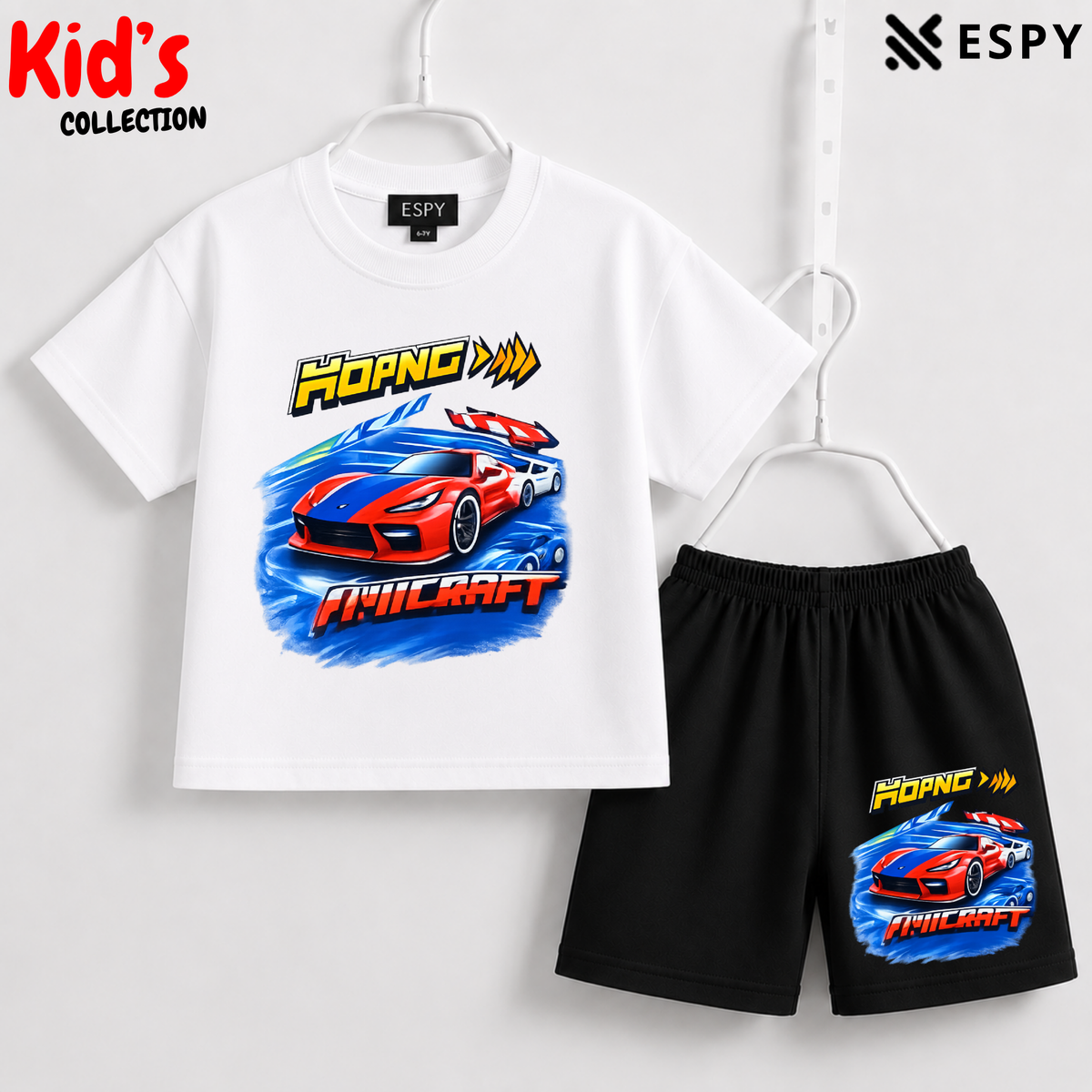 Premium Cotton Kids Co-Ord Set | Drop Shoulder T-Shirt & Shorts