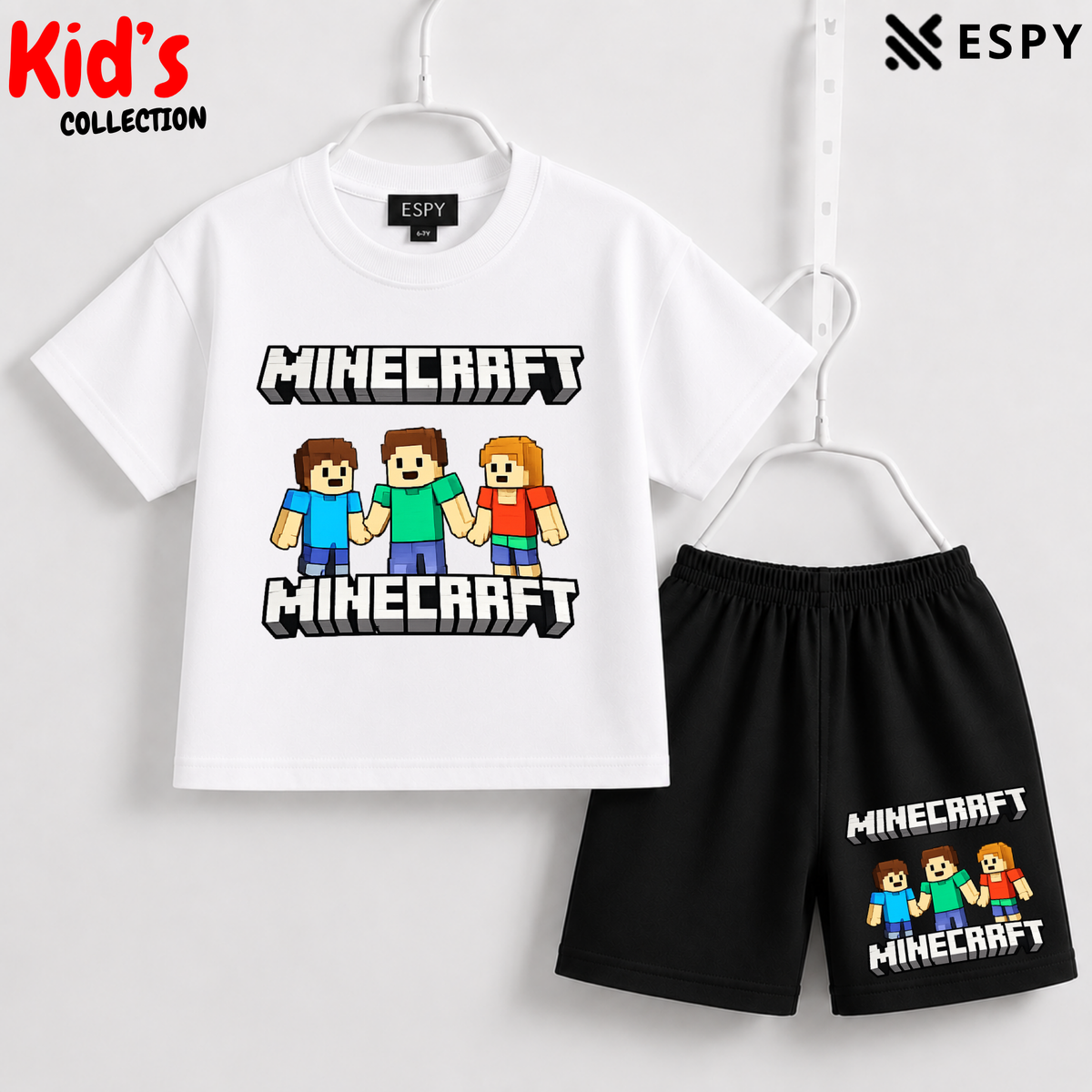 Premium Cotton Kids Co-Ord Set | Drop Shoulder T-Shirt & Shorts