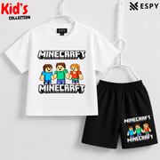Premium Cotton Kids Co-Ord Set | Drop Shoulder T-Shirt & Shorts